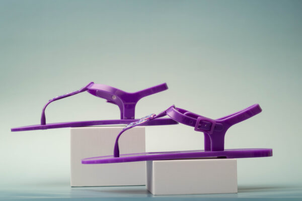 Colección Cumbia, Sandalia Mariposa Morada - Image 2