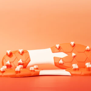 Suelas para guayos- Combinación con naranja